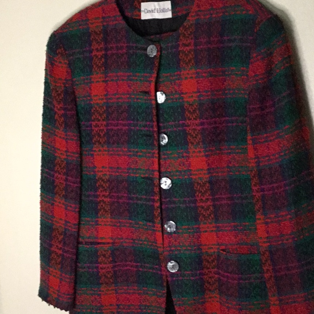 Vintage tweed 2 piece skirt suit